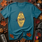The Adulting Motel...No Vacancy sarcastic graphic t-shirt in Deep Teal by Snarky Sarks