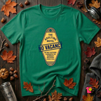 The Adulting Motel...No Vacancy sarcastic graphic t-shirt in Kelly by Snarky Sarks