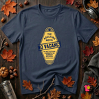 The Adulting Motel...No Vacancy sarcastic graphic t-shirt in Navy by Snarky Sarks