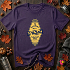 The Adulting Motel...No Vacancy sarcastic graphic t-shirt in Purple by Snarky Sarks