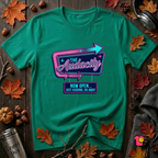 The Audacity...Now Open sarcastic graphic t-shirt in Heather Kelly by Snarky Sarks