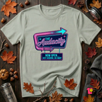 The Audacity...Now Open sarcastic graphic t-shirt in Sage by Snarky Sarks