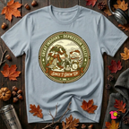 The Great Indoors -- Depression Valley sarcastic t-shirt in Blue by Snarky Sarks