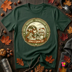 The Great Indoors -- Depression Valley sarcastic t-shirt in Forest by Snarky Sarks