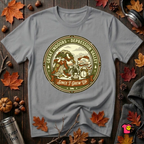 The Great Indoors -- Depression Valley sarcastic t-shirt in Heather Storm by Snarky Sarks
