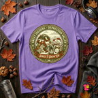 The Great Indoors -- Depression Valley sarcastic t-shirt in Heather Team Purple by Snarky Sarks