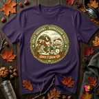 The Great Indoors -- Depression Valley sarcastic t-shirt in Purple by Snarky Sarks