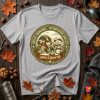 The Great Indoors -- Depression Valley sarcastic t-shirt in Solid Athletic Gray by Snarky Sarks