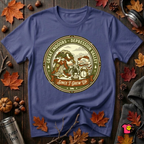 The Great Indoors -- Depression Valley sarcastic t-shirt in Team Navy by Snarky Sarks