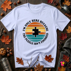The Puzzle isn't Finished sarcastic puzzle graphic t-shirt in Ash by Snarky Sarks