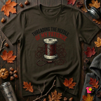 Threading the Needle of my Patience sewing t-shirt in Black by Snarky Sarks