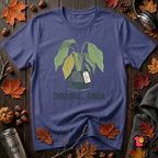 Thriving...Kinda sarcastic houseplant t-shirt in Team Navy by Snarky Sarks