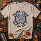 Trophy Hunter -- Master of the Foil fencing t-shirt in Natural by Snarky Sarks