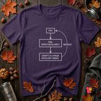 Try, Fail, Send a 5-Page Apology Email sarcastic t-shirt in Team Purple by Snarky Sarks