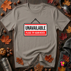 Unavailable. Please Try Again Never. sarcastic t-shirt in Deep Heather by Snarky Sarks