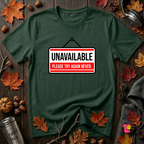 Unavailable. Please Try Again Never. sarcastic t-shirt in Forest by Snarky Sarks