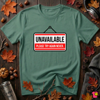 Unavailable. Please Try Again Never. sarcastic t-shirt in Grass Green by Snarky Sarks