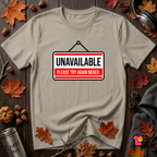 Unavailable. Please Try Again Never. sarcastic t-shirt in Heather Stone by Snarky Sarks