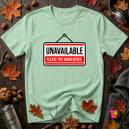 Unavailable. Please Try Again Never. sarcastic t-shirt in Mint by Snarky Sarks