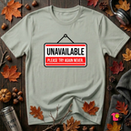 Unavailable. Please Try Again Never. sarcastic t-shirt in Sage by Snarky Sarks