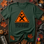 Unsolicited Advice will be Rejected sarcastic t-shirt in Forest by Snarky Sarks