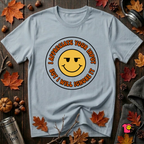 Will Ignore Your Input sarcastic graphic t-shirt in Light Blue by Snarky Sarks