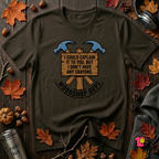 Woodshop Department woodworking t-shirt in Black by Snarky Sarks