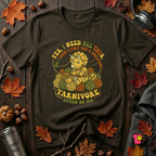Yarnivore -- Yes, I Need all This knitting t-shirt in Black by Snarky Sarks