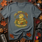 Yarnivore -- Yes, I Need all This knitting t-shirt in Dark Gray by Snarky Sarks