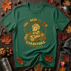 Yarnivore -- Yes, I Need all This knitting t-shirt in Evergreen by Snarky Sarks