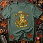 Yarnivore -- Yes, I Need all This knitting t-shirt in Heather Forest by Snarky Sarks