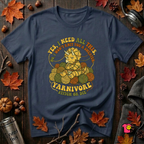 Yarnivore -- Yes, I Need all This knitting t-shirt in Navy by Snarky Sarks