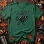 Yarnivore Stitch or Die knitting t-shirt in Evergreen by Snarky Sarks