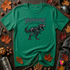 Yarnivore Stitch or Die knitting t-shirt in Kelly by Snarky Sarks