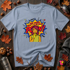 Your Opinion Wasn't in the Recipe cooking t-shirt in Heather Prism Blue by Snarky Sarks