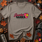 Snarky Sarks Logo graphic t-shirt in Asphalt