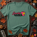 Snarky Sarks Logo graphic t-shirt in Grass Green